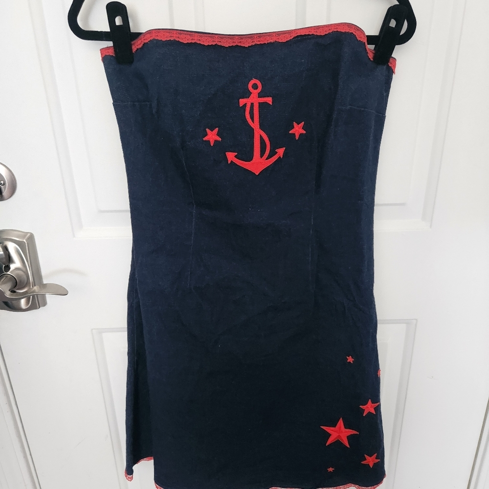 Mode Merr denim sailor dress